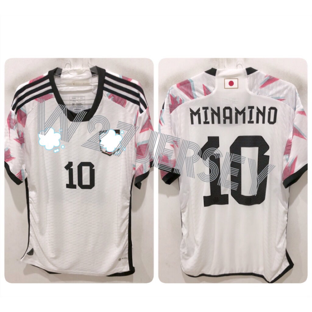 JERSEY PLAYER ISSUE - JAPAN AWAY 2022 name player Minamino, Kubo