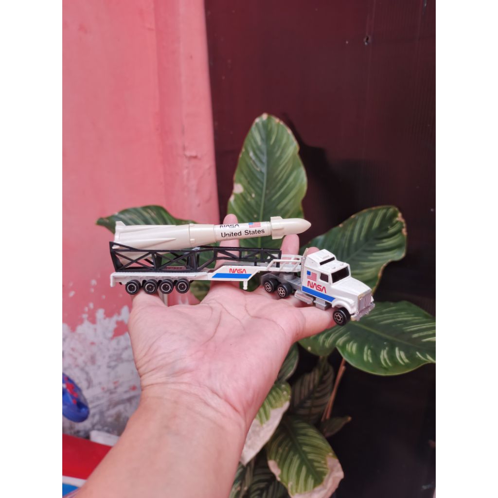 Diecast Truck Majorette Rocket Transporter Nasa United States Loose VHTF