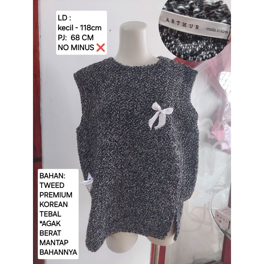 ALBUM ATASAN VEST TWEED & RAJUT PREMIUM