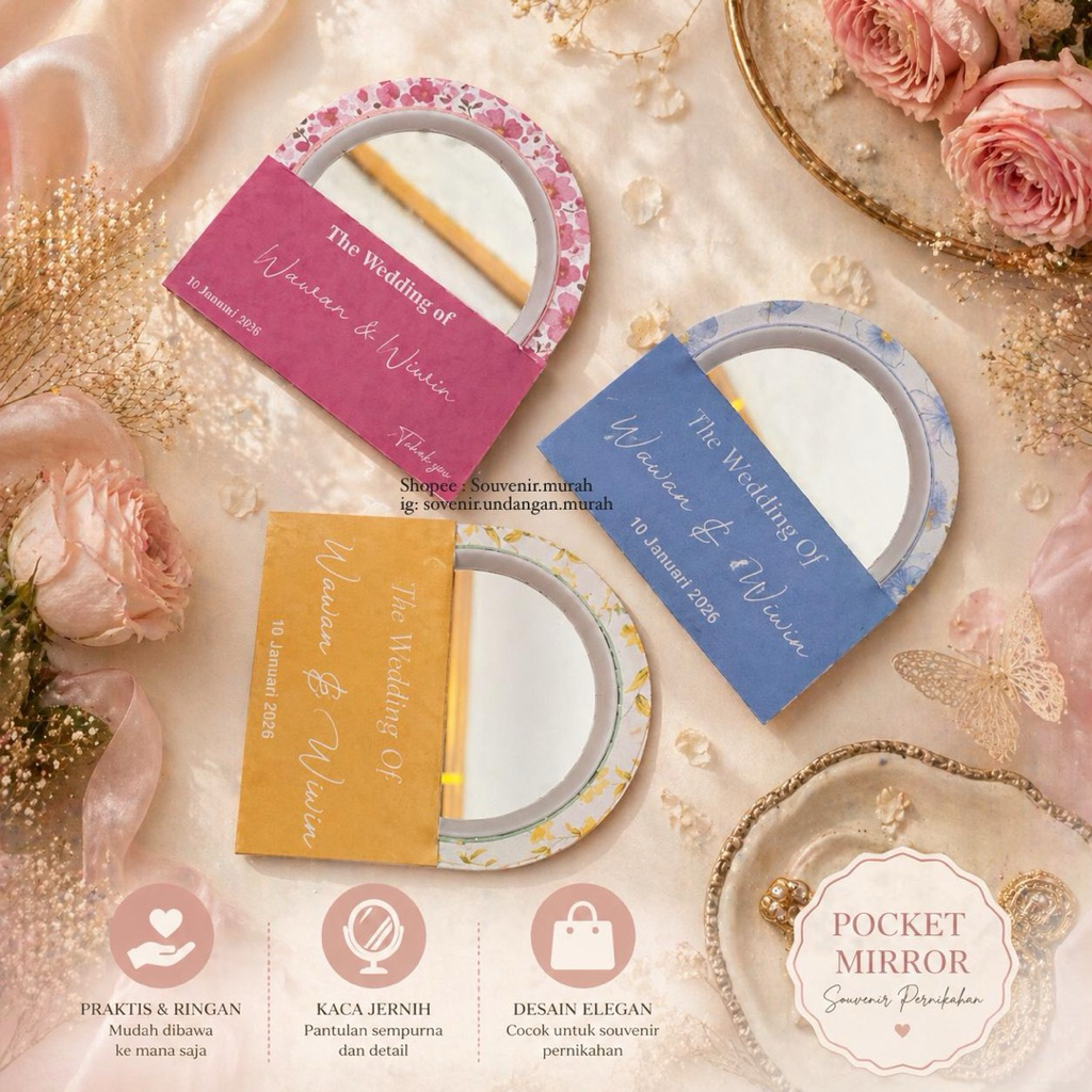 50 PCS SOUVENIR SERIBUAN || SOUVENIR KACA || SOUVENIR AESTHETIC || SOUVENIR MURAH || SOUVENIR PERNIK