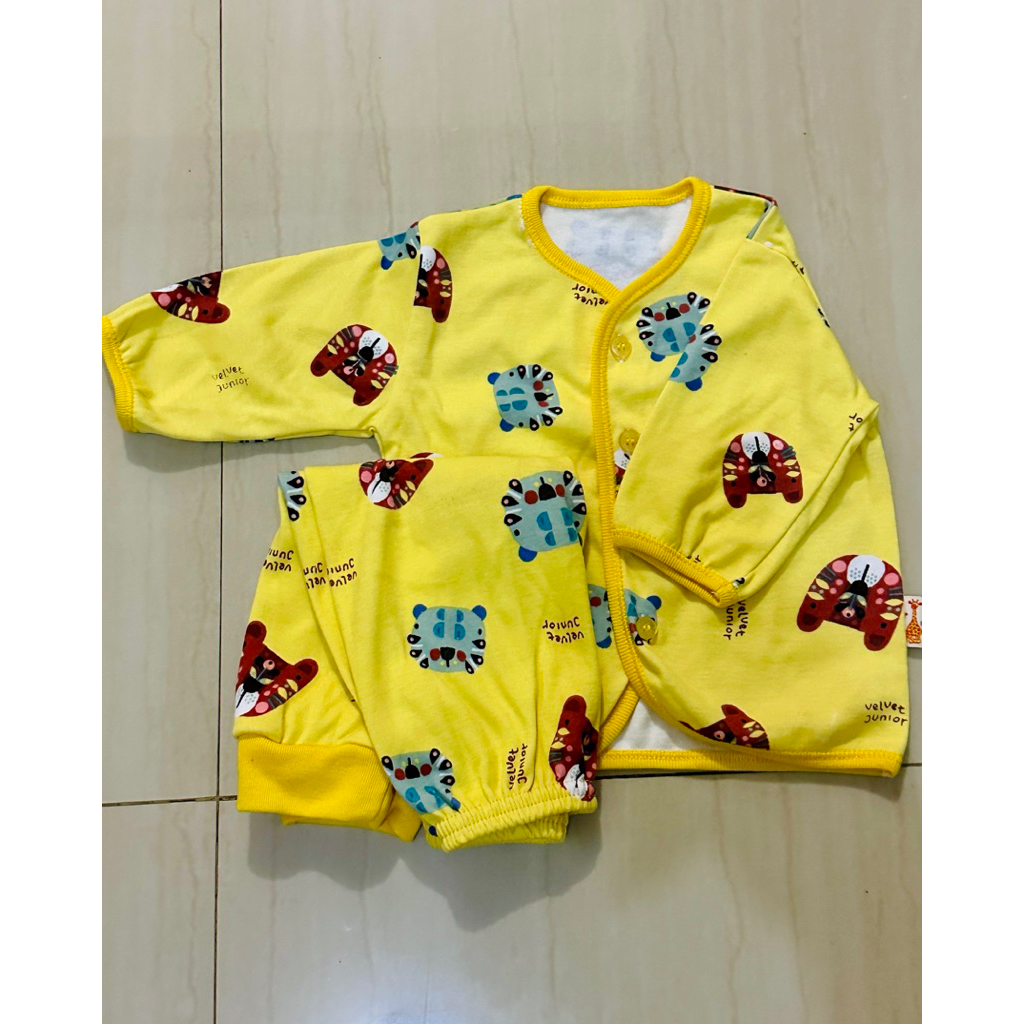 BAJU VELVET NEWBORN / NB PANJANG PANJANG
