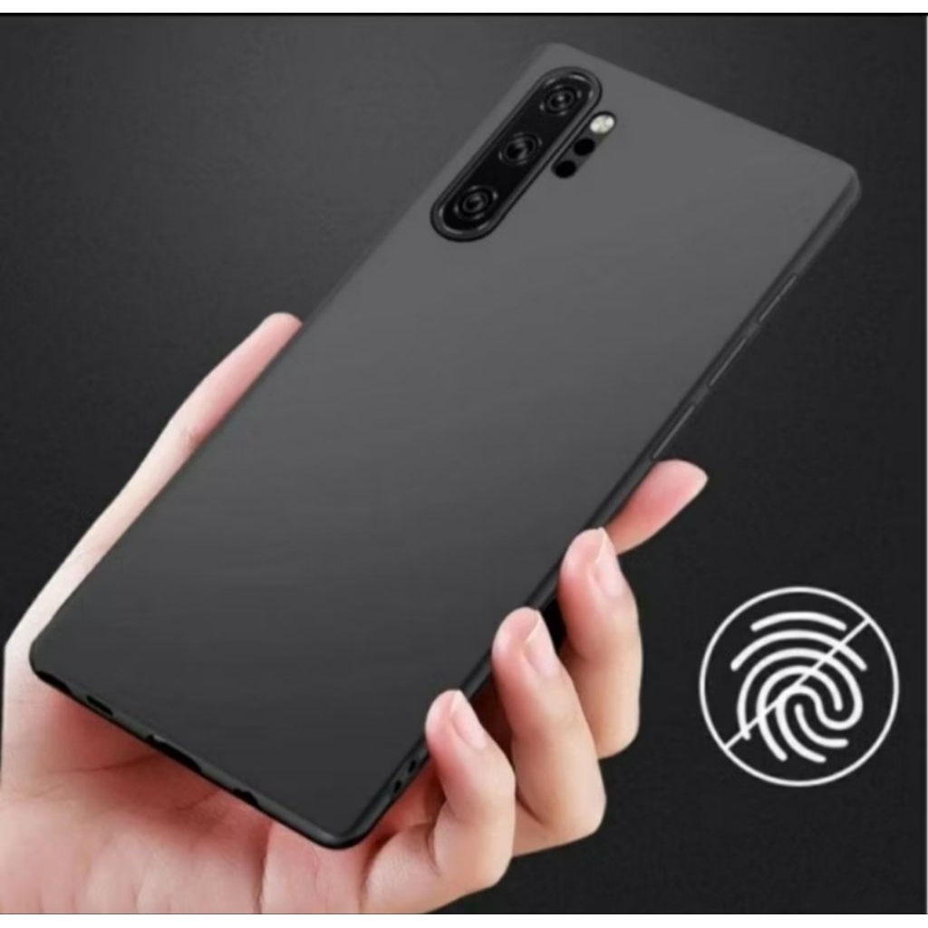 Samsung Note 10/Note 10 Plus/Note 10 Lite Softcase Premium Black Casing Hp Samsung Hitam