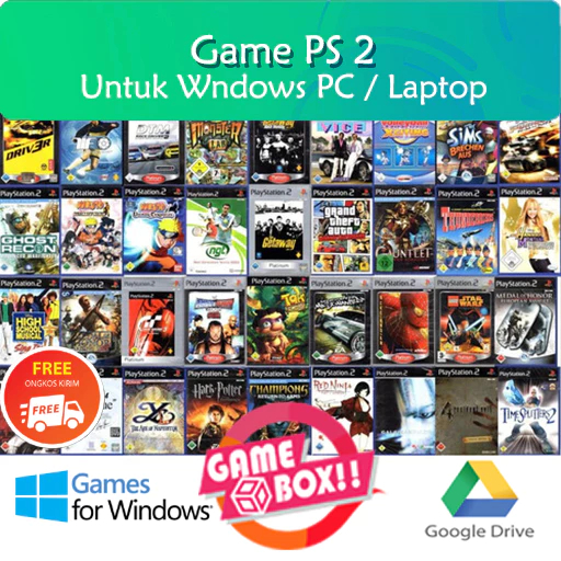 GAME PS 2 + PCSX 2 EMULATOR UNTUK WINDOWS PC LAPTOP