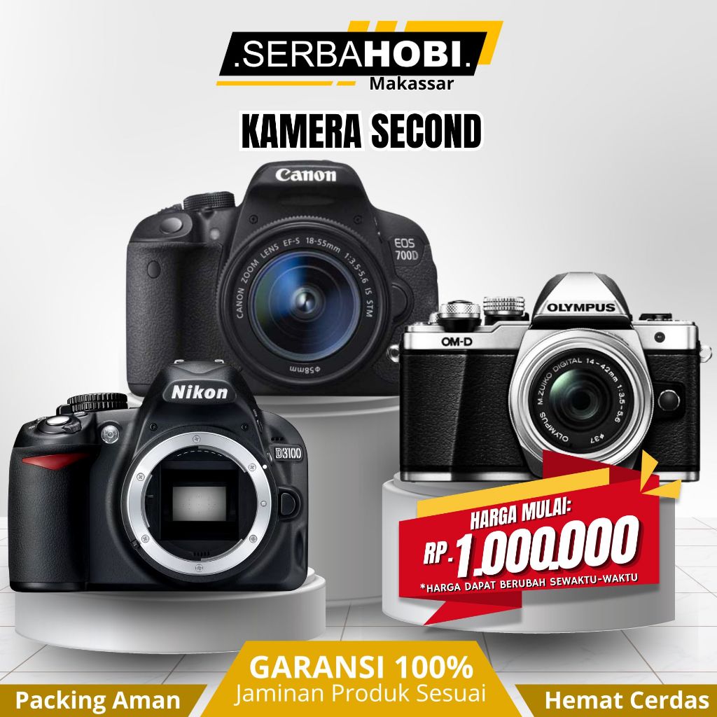 KAMERA SECOND - KAMERA DSLR - KAMERA MIROLLES - FREE TAS