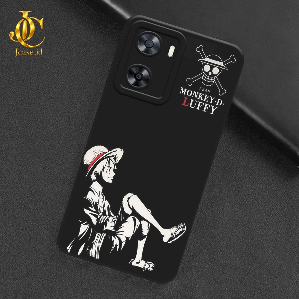 Case Bening Oppo A77S / Oppo A57 2022 Clear Case Motif Anime One piece Bisa COD