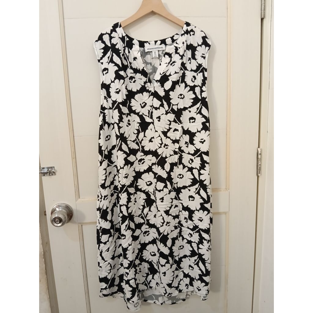Dress kutung bahan rayon premi brand Amazon Essentials sz XL
