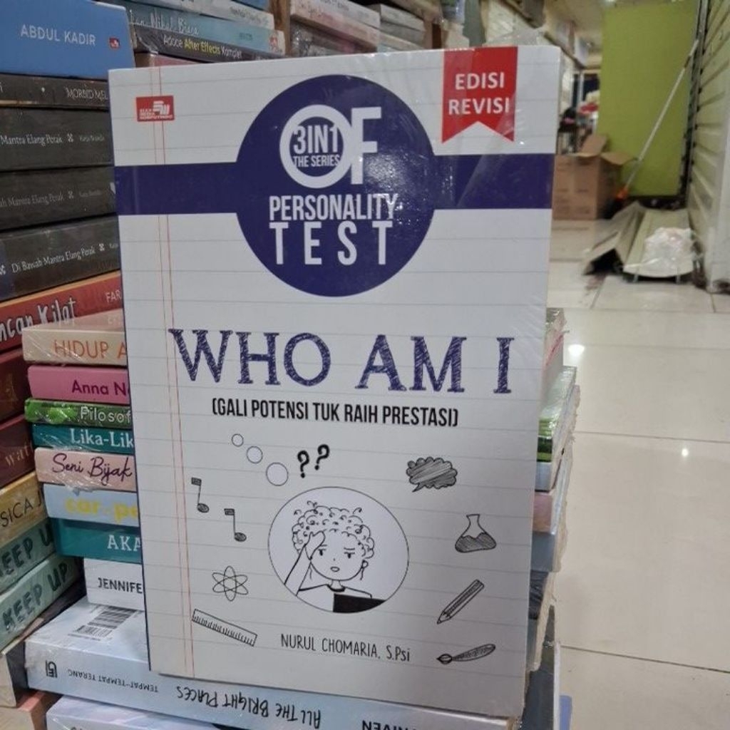 Promo Buku Parenting & Psikologi - 3 In 1 The Series Of Personality Test : Who Am I By Nurul Chomari