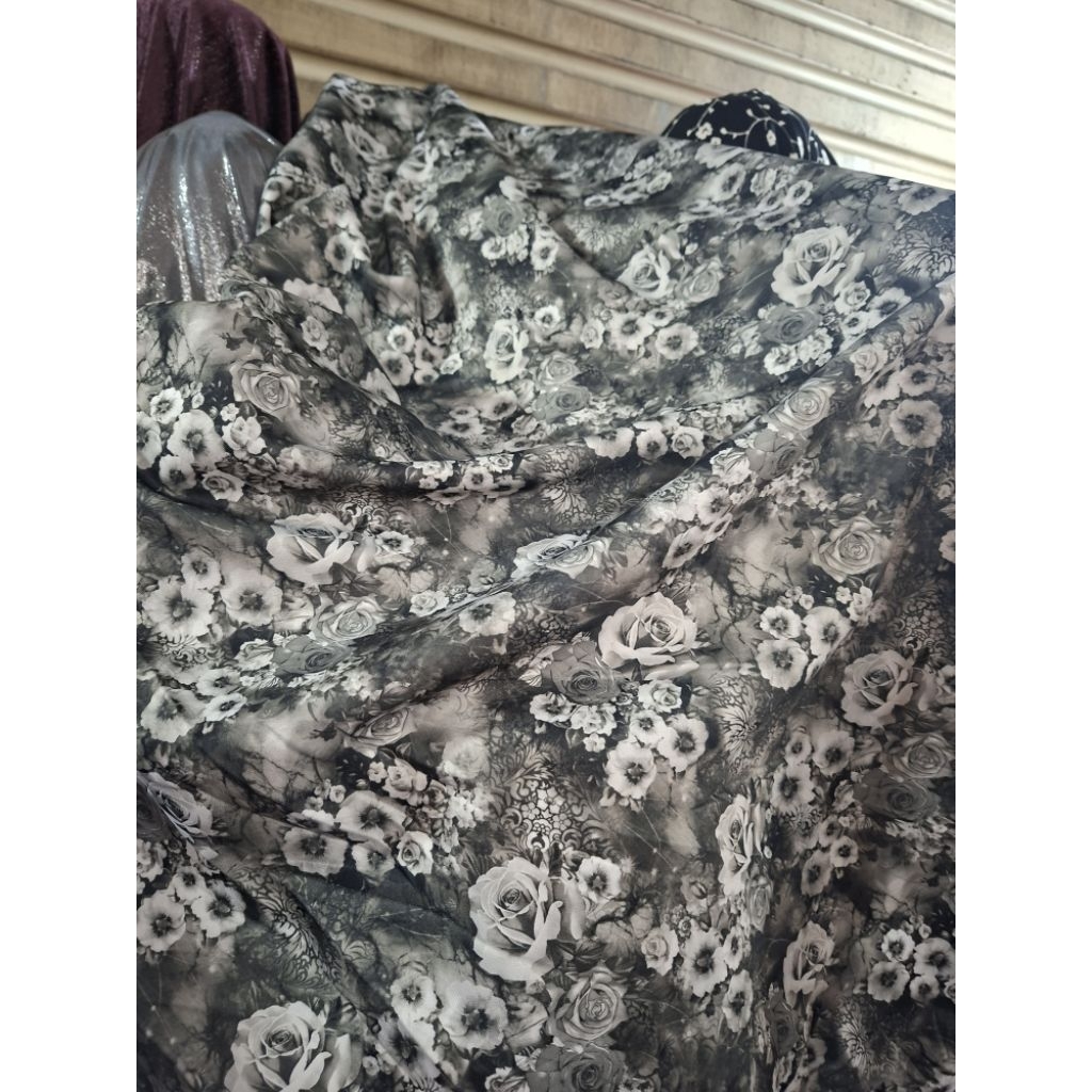 bahan kain scuba streats premium kain scuba motif antik