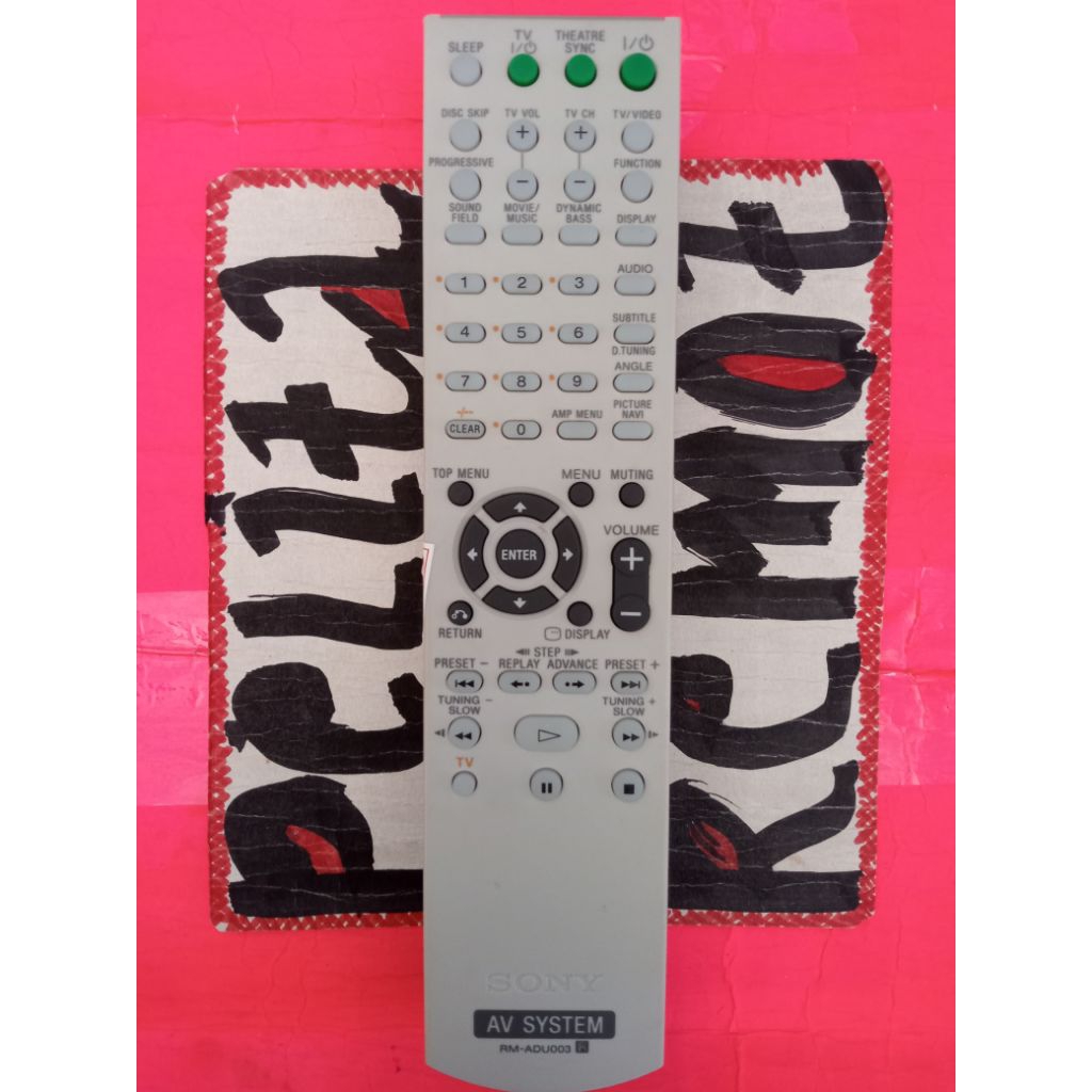 Remote Remot Sony Hometheather DVD original terlengkap