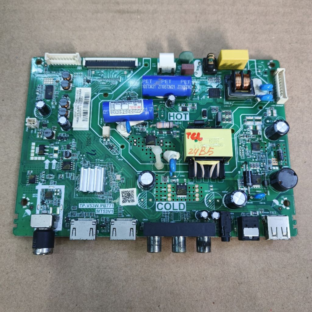 TCL 24B5 - MAINBOARD TV TCL 24B5 - MOTHERBOARD TV TCL 24B5 - MB TCL 24B5 - MOBO TV TCL 24B5.