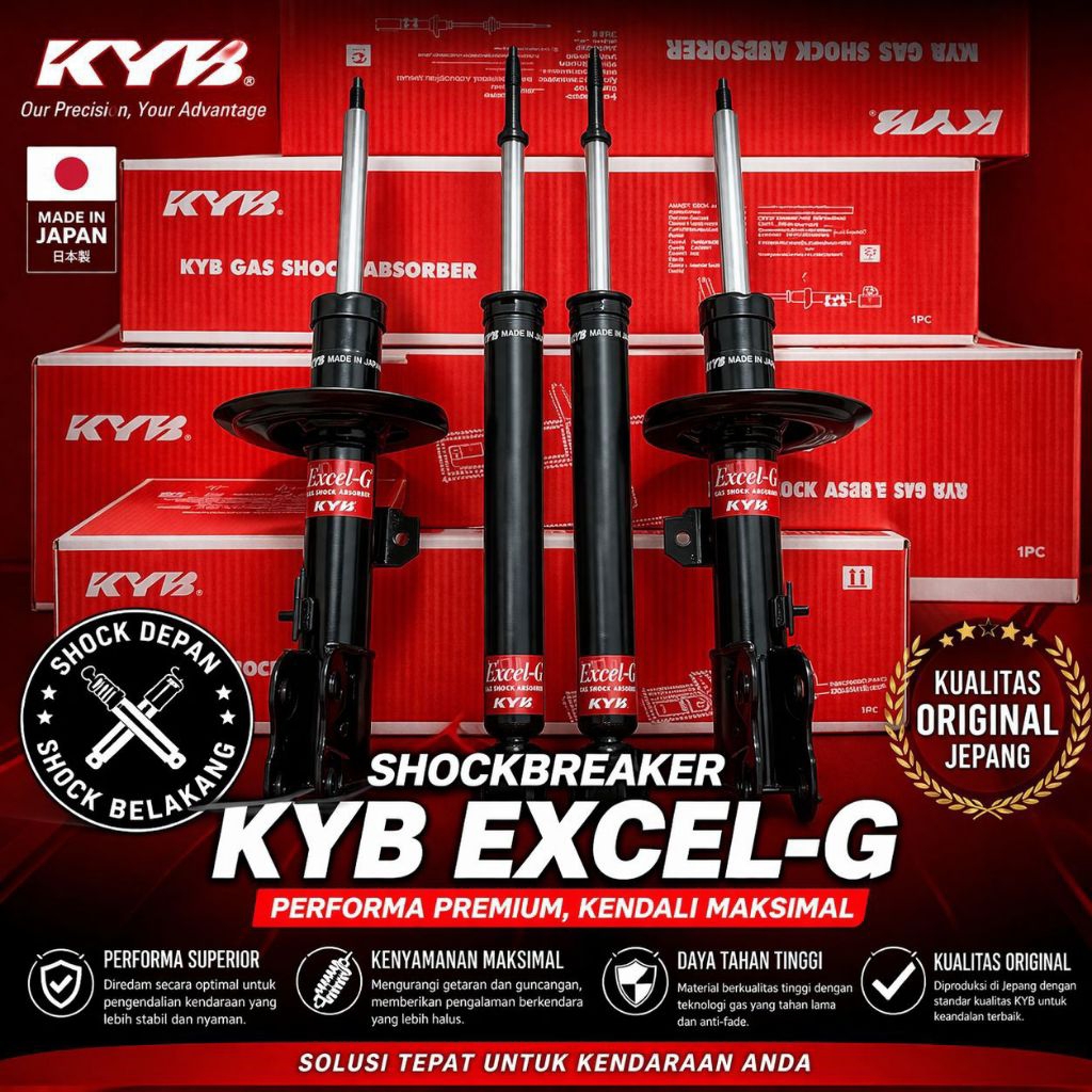 SHOCKBREAKER DEPAN BELAKANG HYUNDAI H1 ORIGINAL KYB EXCEL G