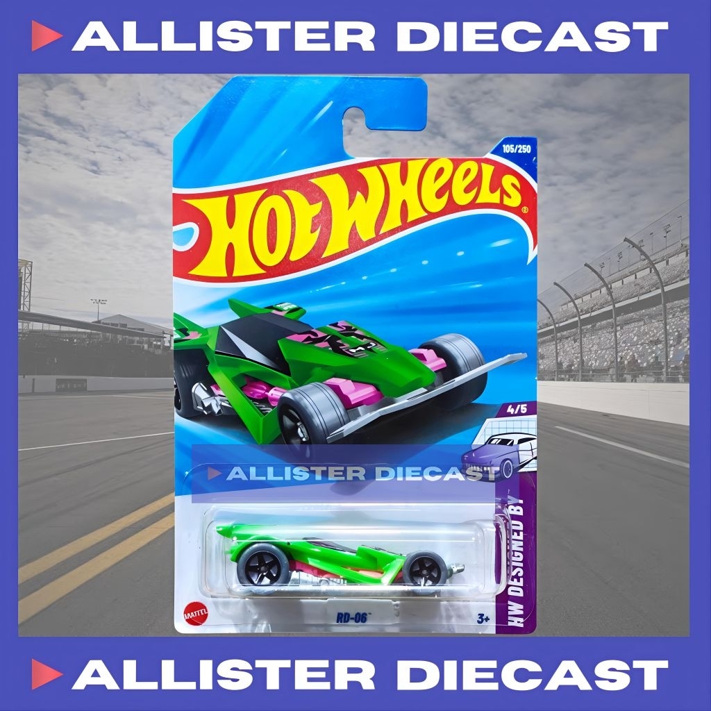 Hot Wheels RD06 Hijau Hotwheels RD06 Green HW Design By Hot Wheels Lets Race