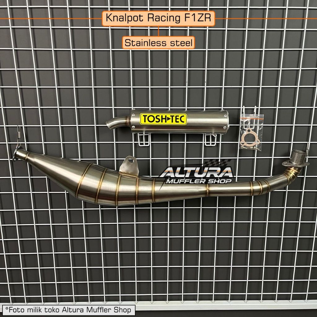 Knalpot F1ZR Fizr Fiz R Force 1 F1Z TOSHTEC Stainless Samping Silencer Titan Kenalpot Motor 2 Tak