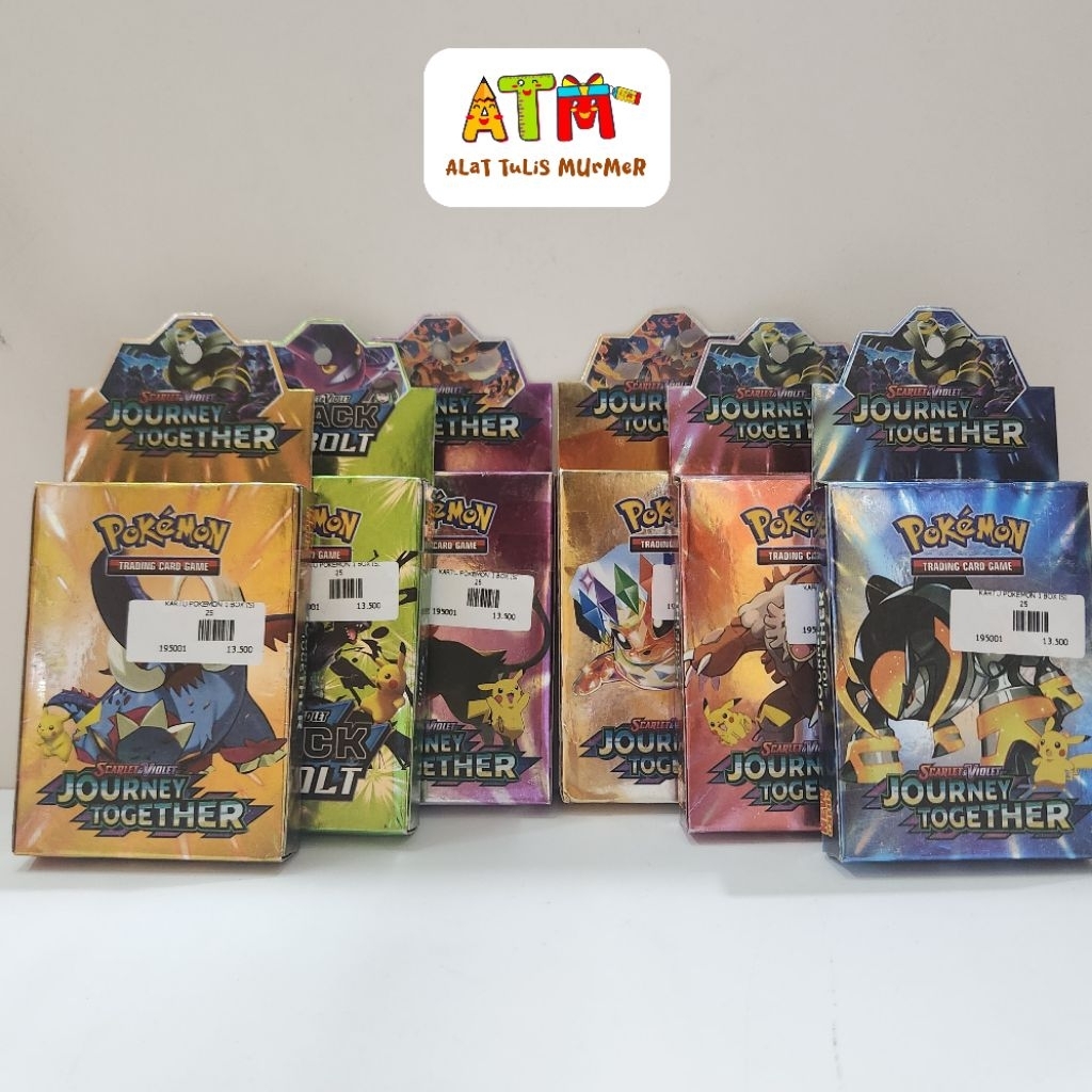 195001 | Kartu Pokemon 1 Box Isi 25 | Trading Card Game Pokemon