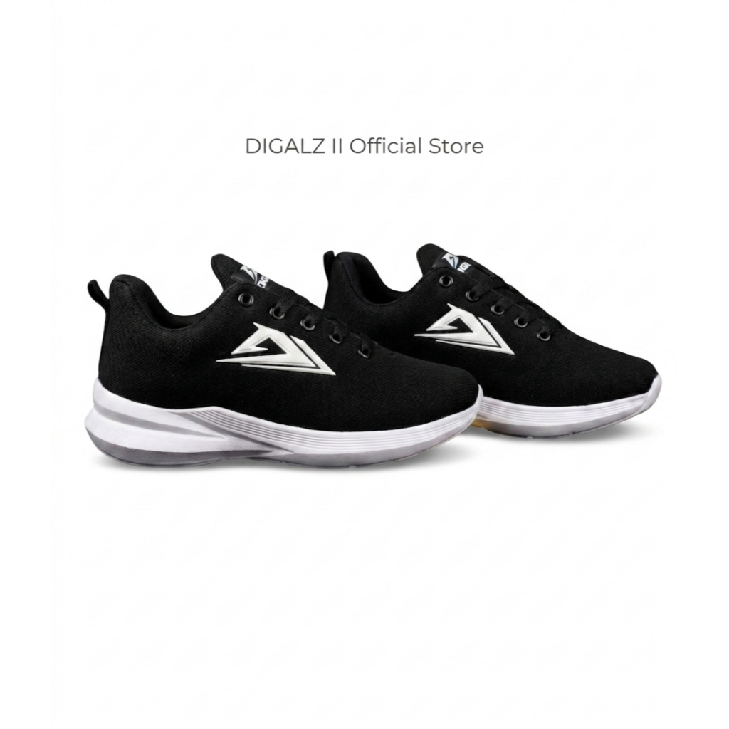 Sepatu Digalz Scool Edition Black White Sepatu Anak Sekolah SD-SMP-SMA Pria Wanita