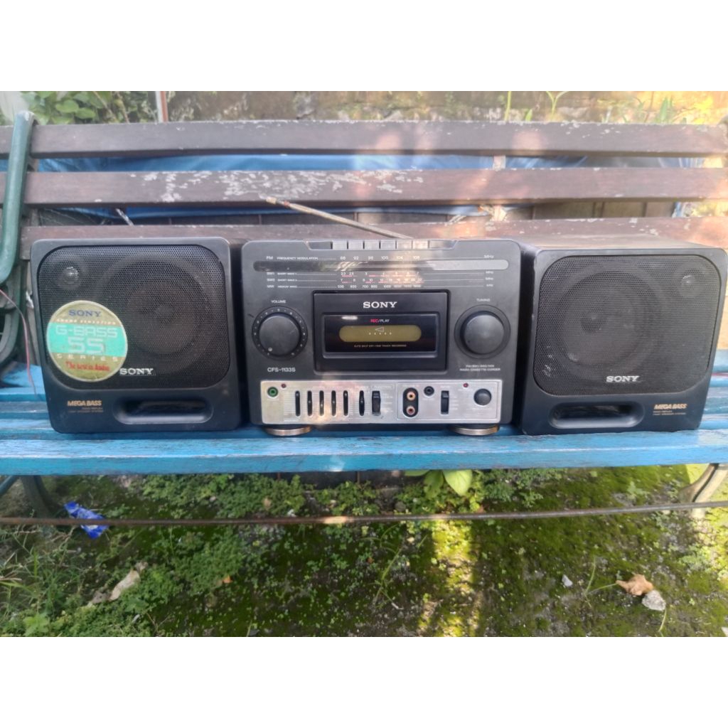 tape compo jadul sony//radio compo sony