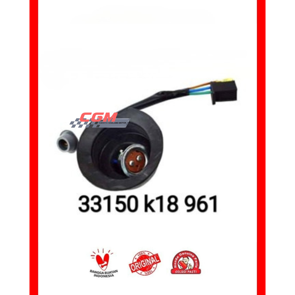 33150-K18-961 pitingan pitingan socket lampu depan cb verza 150 asli honda