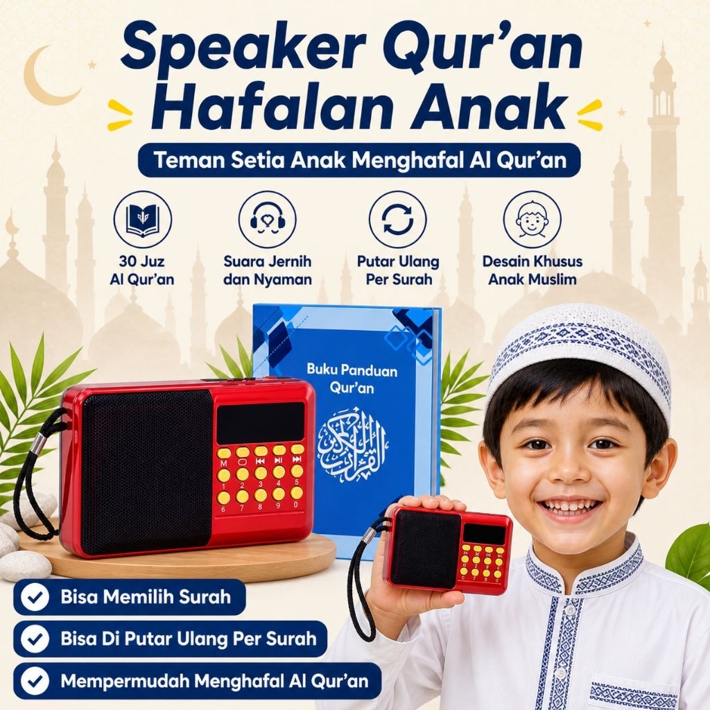 Speaker Murottal Quran Hafalan Anak Metode Ummi