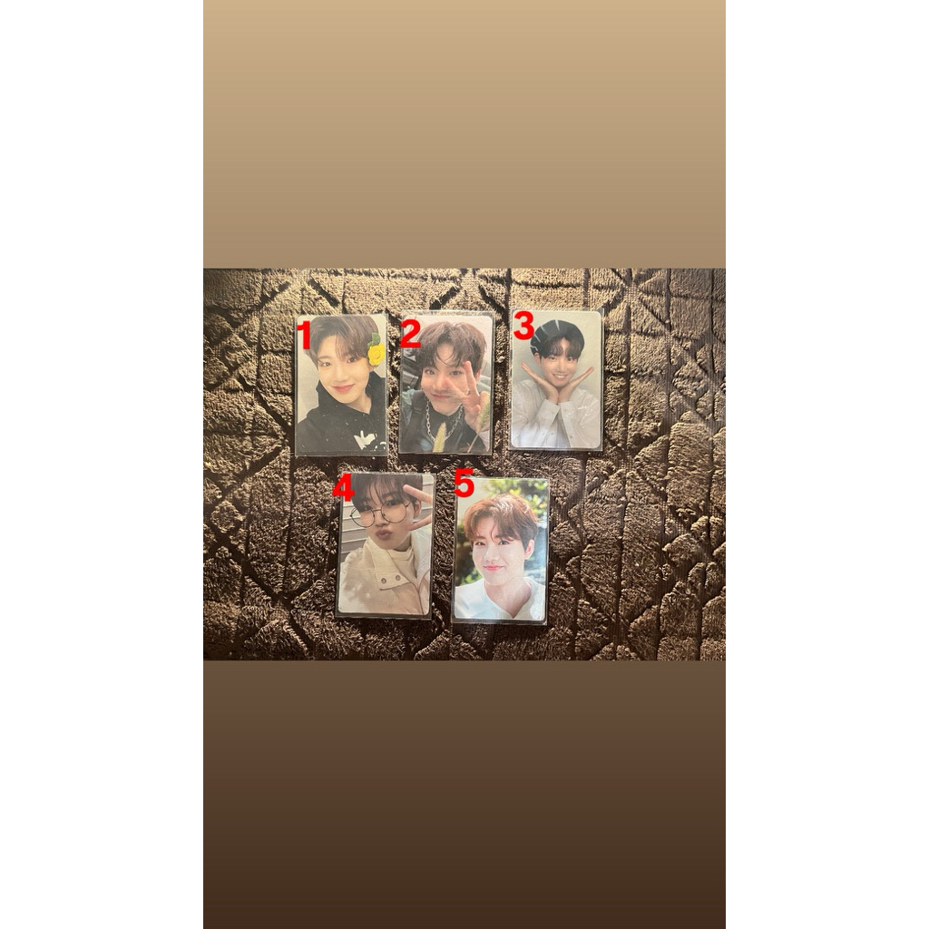PHOTOCARD OFFICIAL TREASURE JUNKYU BULYAM POTTER BARET MANYO