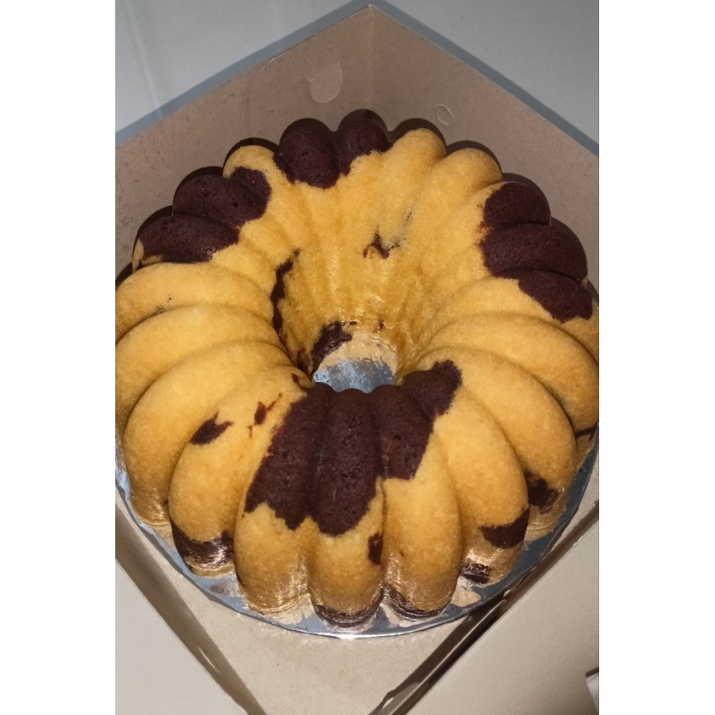 Marmer Cake | Bolu Marmer | Marble Cake