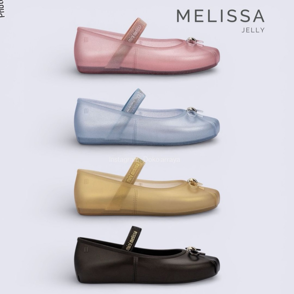 TERMURAH Sepatu melissa jelly flat shoes women / sepatu melisa flat wanita import / fashion shoes ba