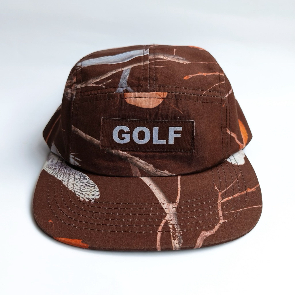 Golf Wang Owl Camo 5 Panel camp hat