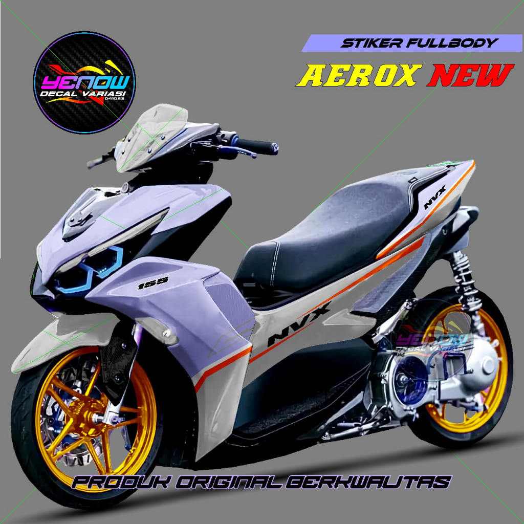 Decal Aerox New 2021 Connected Stiker Fullbody Model Nvx 2 Original