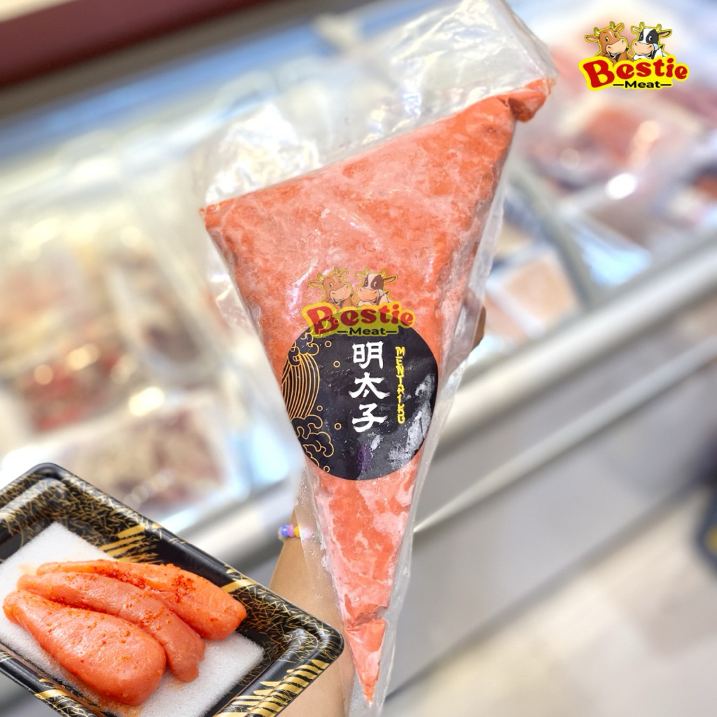 Mentaiko Frozen Telur Ikan Cod Pollock Roe Mentaiko Bahan Saus Mentai Asli 500g