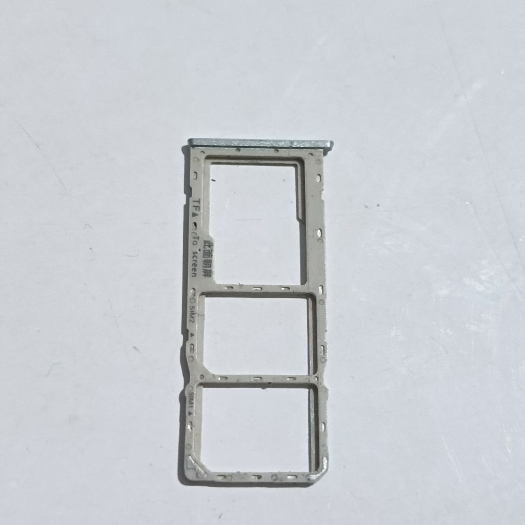 Simtray / Tempat Kartu Oppo A15 Original Copotan/Ori Bawaan Hp