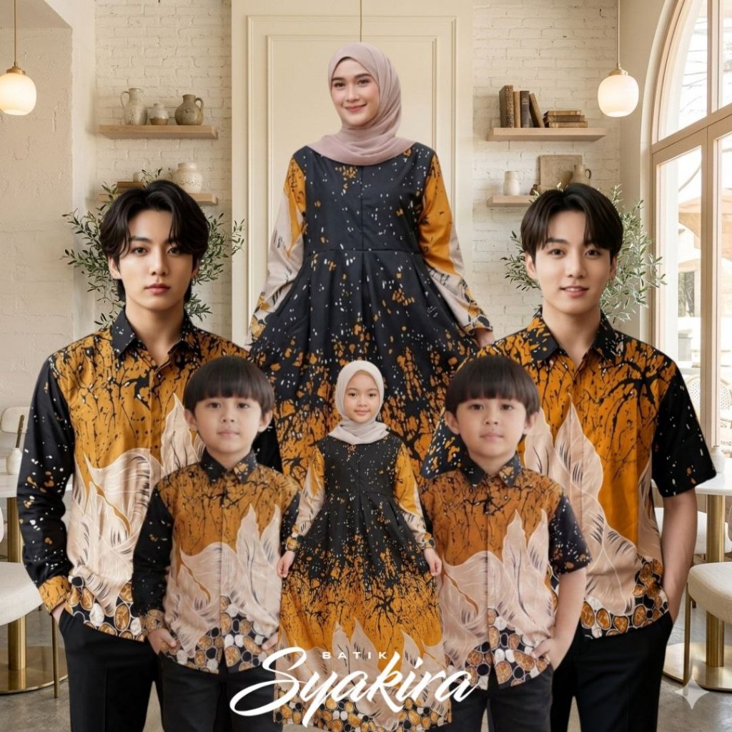 Baju Batik Couple Keluarga Terbaru Batik Couple Keluarga Kondangan Wisuda Sarimbit Keluarga Elegant