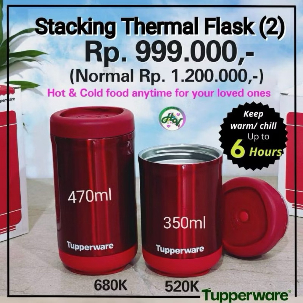 FOOD THERMAL TUPPERWARE 475ml