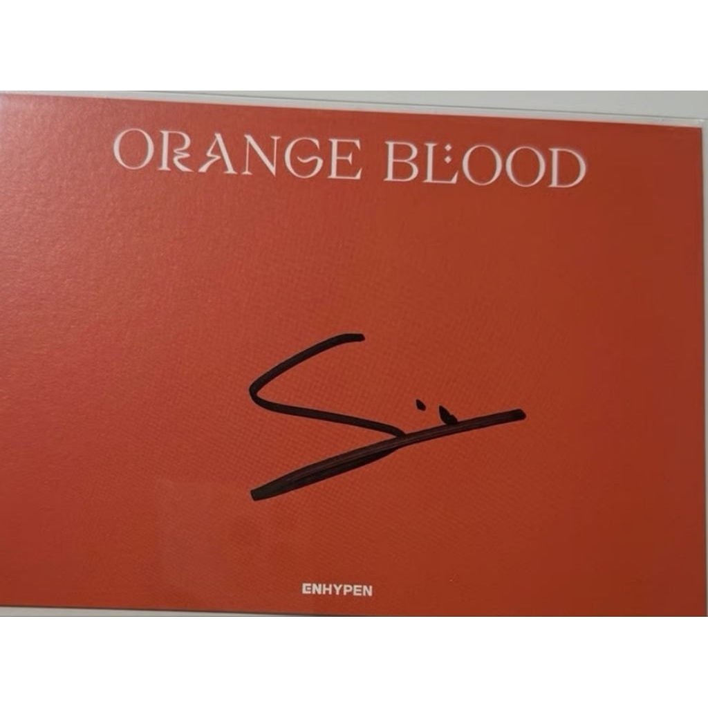 baca deskripsi enhypen sunoo signed postcard official orange blood usa exclusive