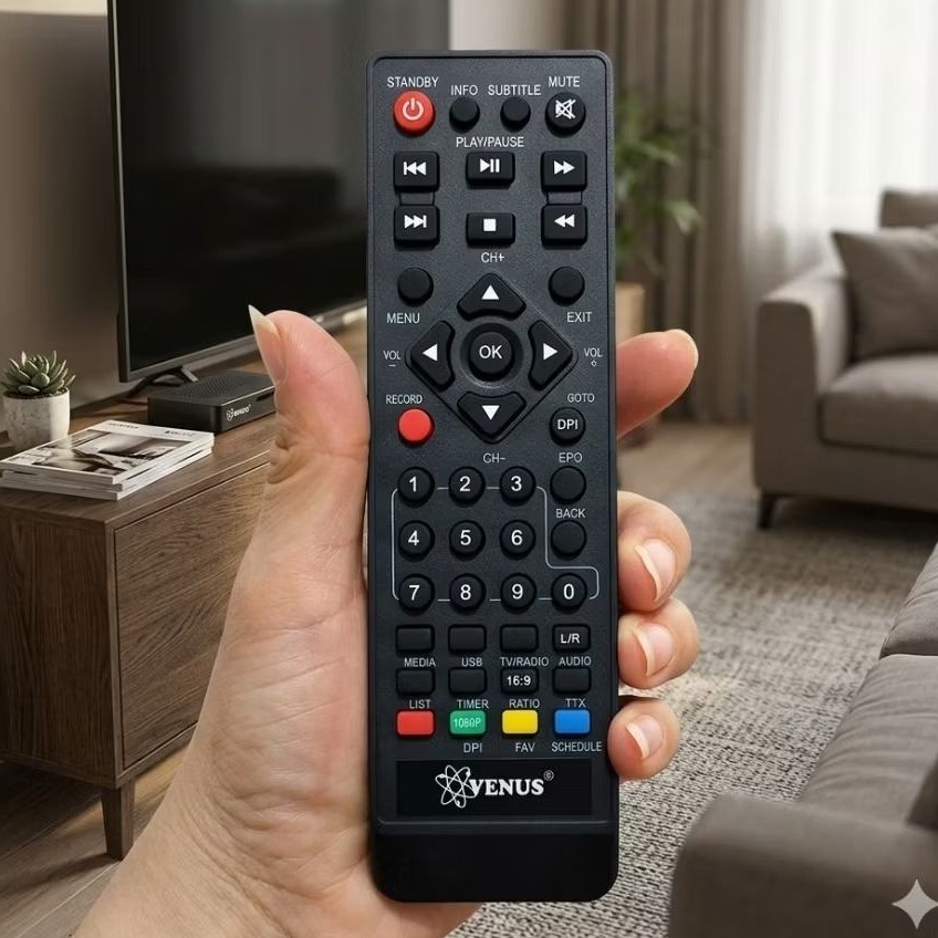 Remot / Remote STB Venus Cabe Rawit DVB-T2 Venus Cabe Rawit / Remote Set Top Box XTreamer Bien 1