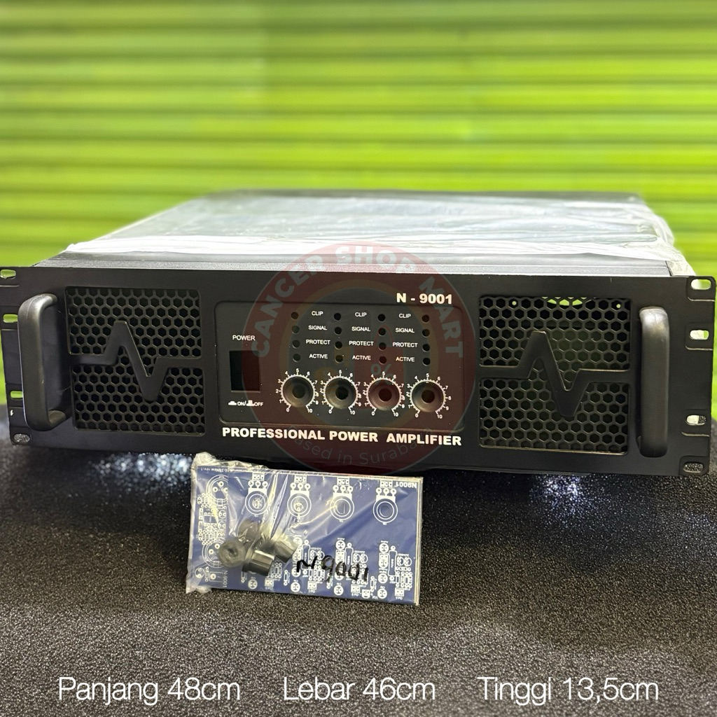 box power amplifier 3u 4ch n9001