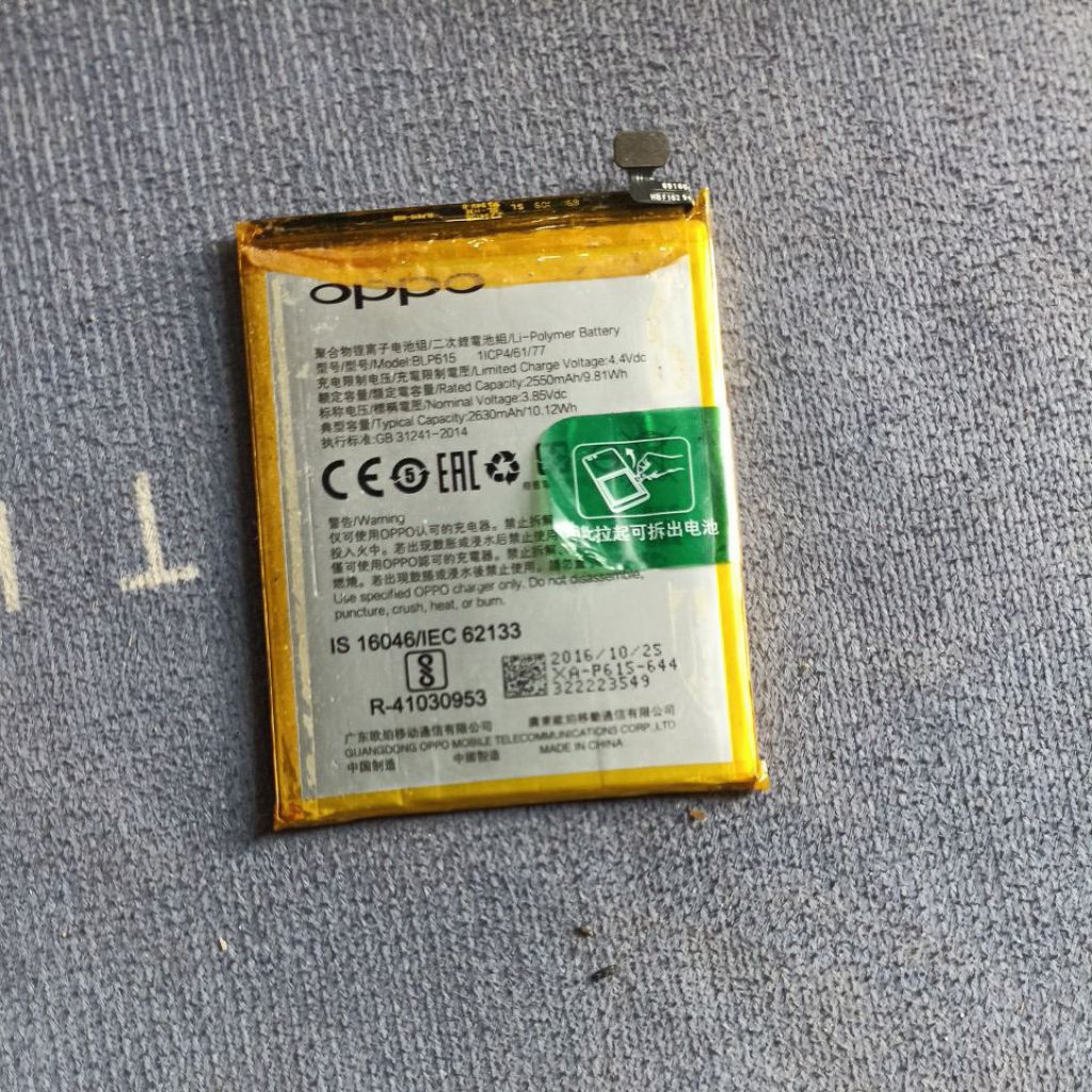 baterai Oppo a37f