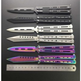 READY KNIFEZER Pisau Lipat Folding 3 Color CS Go Balisong Hunting Knife - C3 Camping MURAH