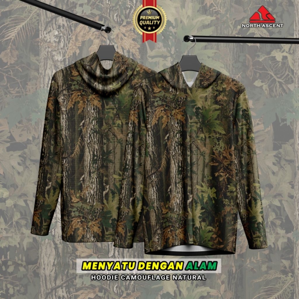 Baju Camo Hunting Berburu l Kaos Berburu Motif Realtree l  Pakaian Berburu Hunting Camo