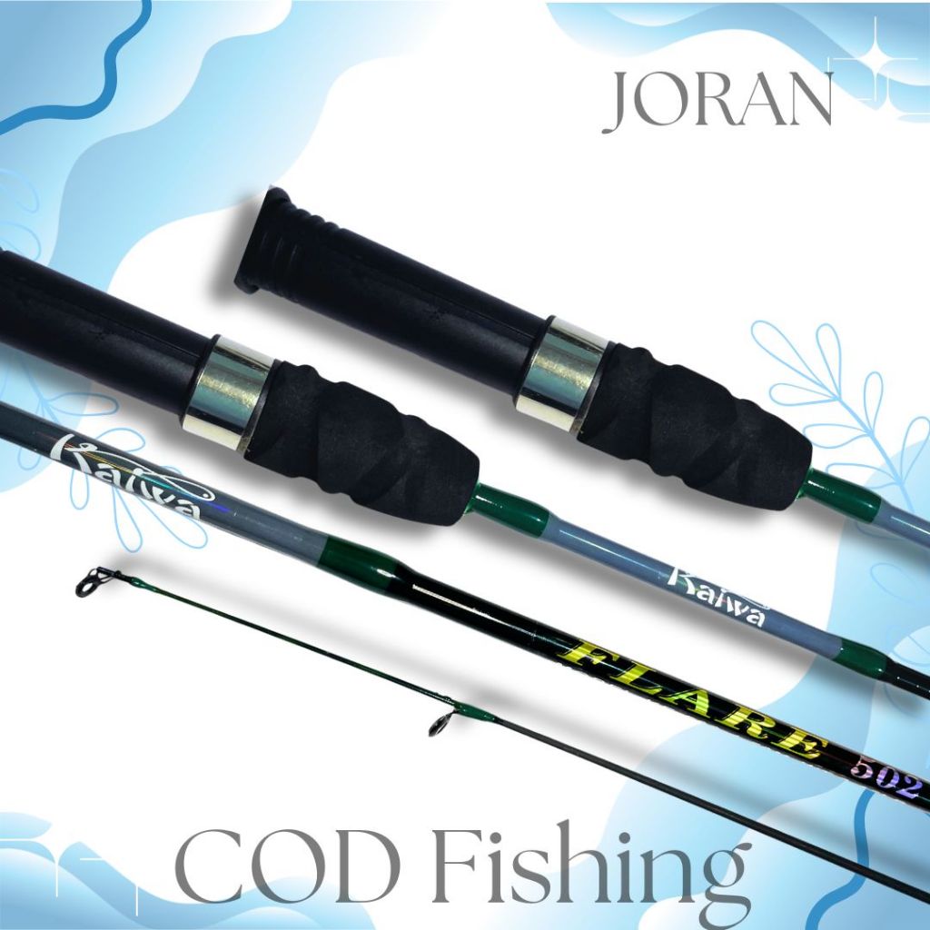COD Joran Pancing Set (Joran+Katrol+Senar) Lentur Medium Fiber Solid Glass