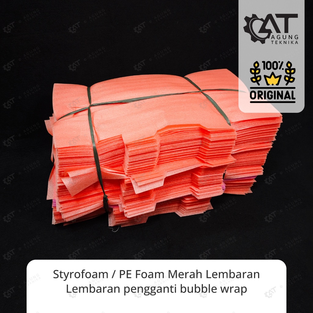 Styrofoam Lembaran Merah / PE Foam Lembaran