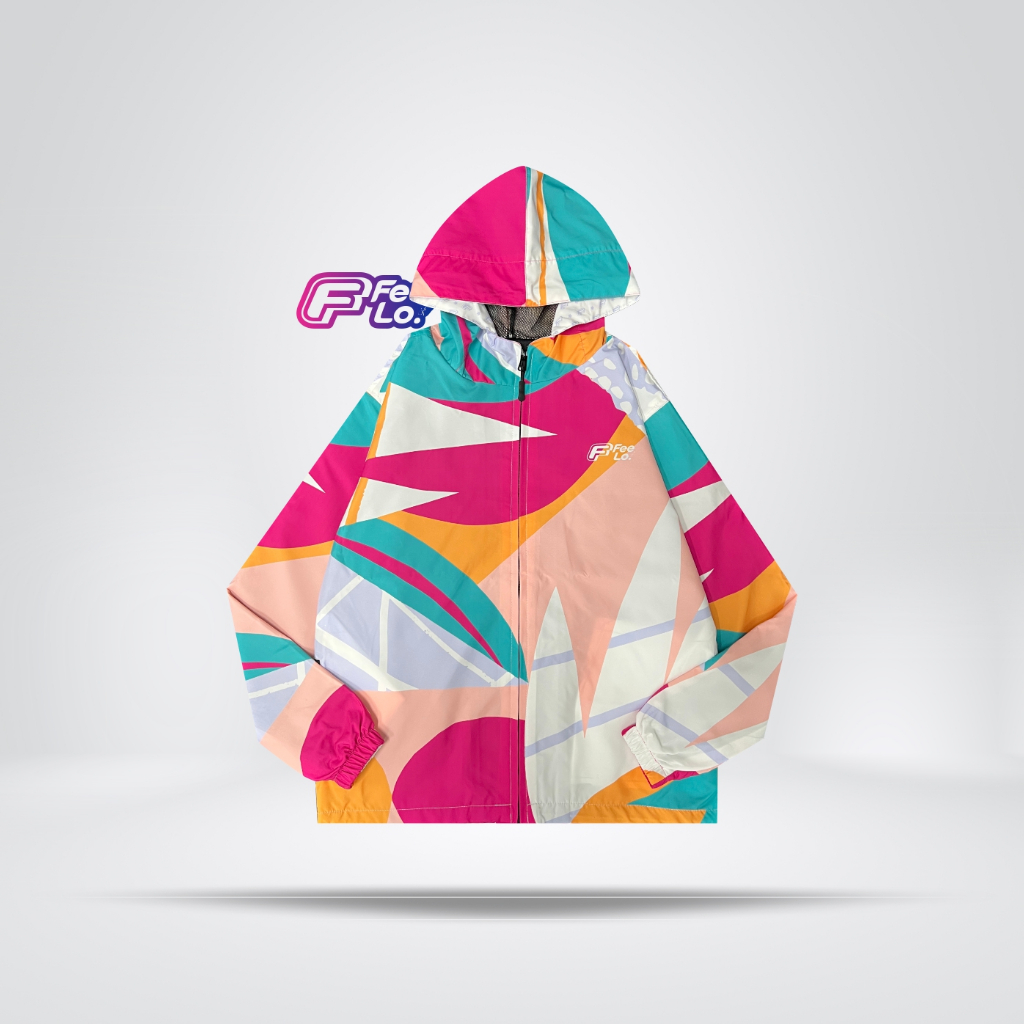 Jaket parasut wanita MAEVE Feelo x Ero Active
