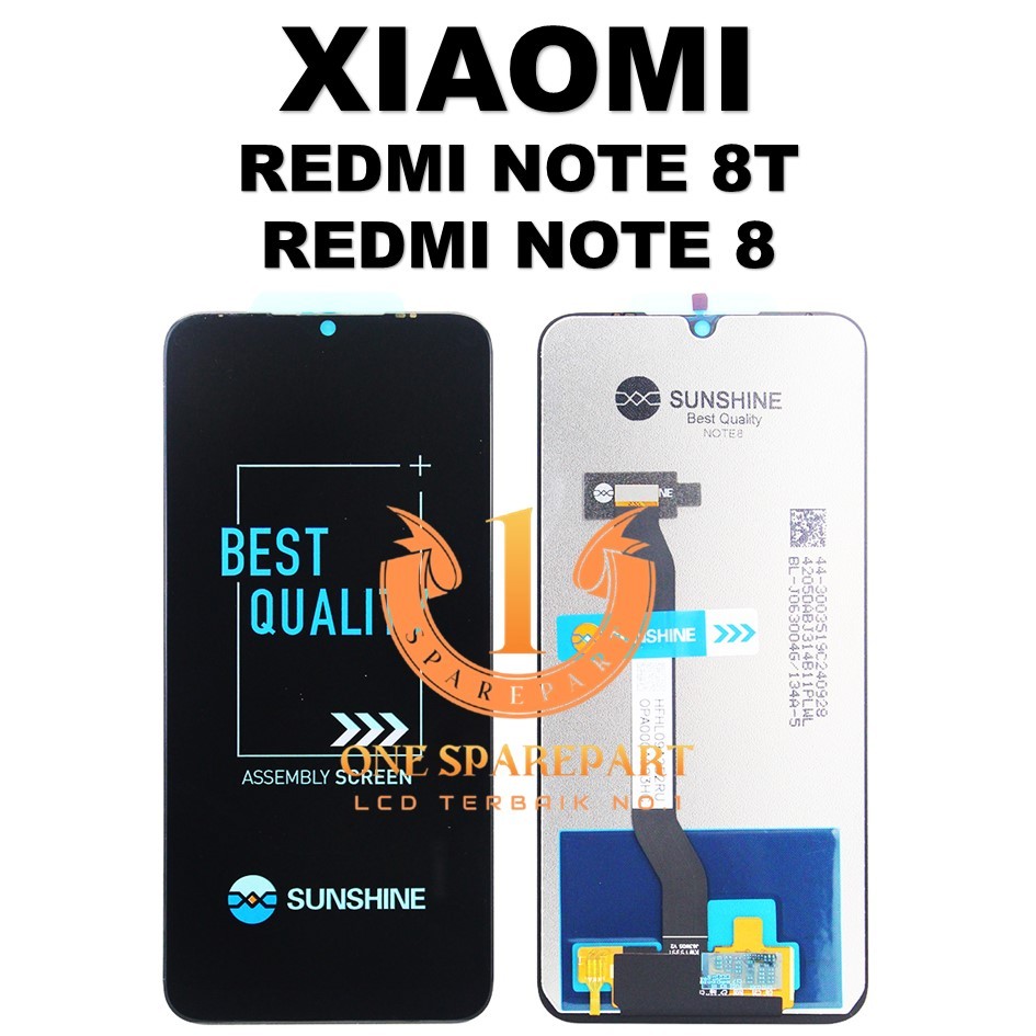 LCD TOUCHSCREEN REDMI NOTE 8T / REDMI NOTE 8 COMPLETE ORIGINAL 1 SET 100%