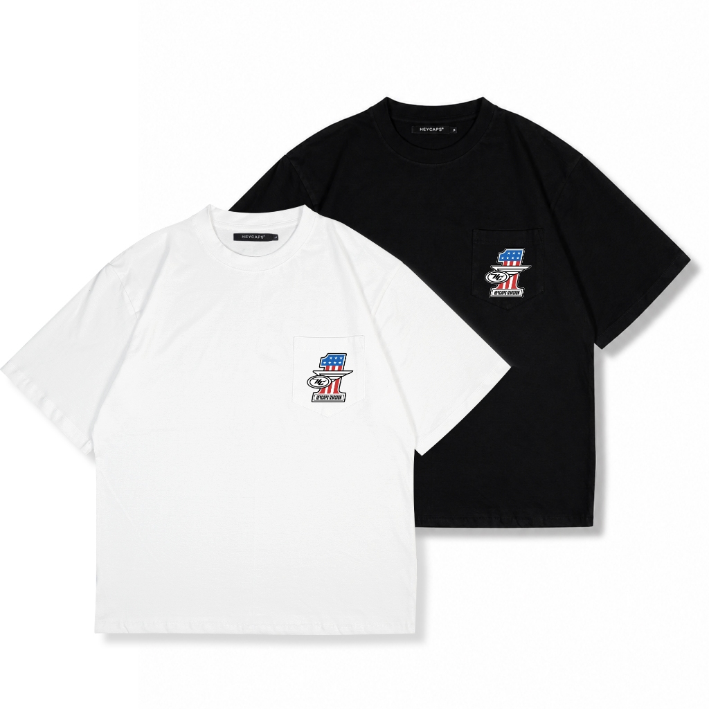 "VICTORY POCKET TEE" OVERSIZE TSHIRT INDEPENDENT / KAOS  OVERSIZE POCKET COTTON COMBED 20s / KAOS PO