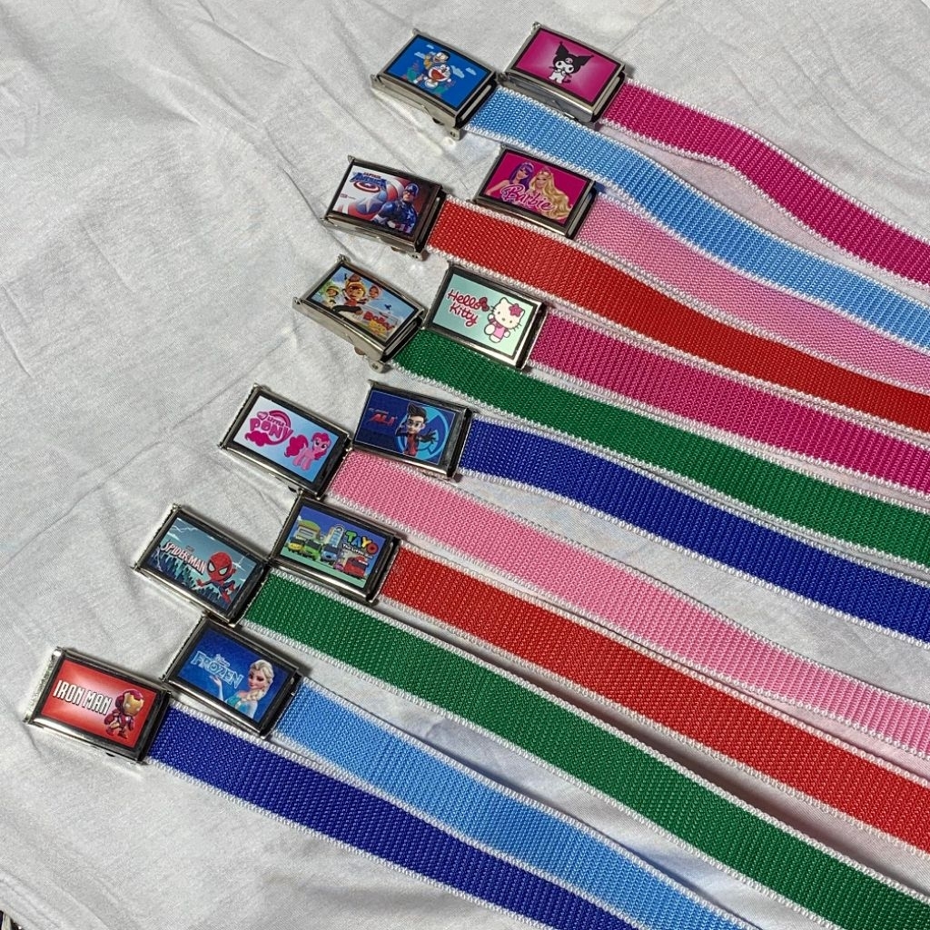 Ikat Pinggang  Anak TK  Karakter Warna Lucu