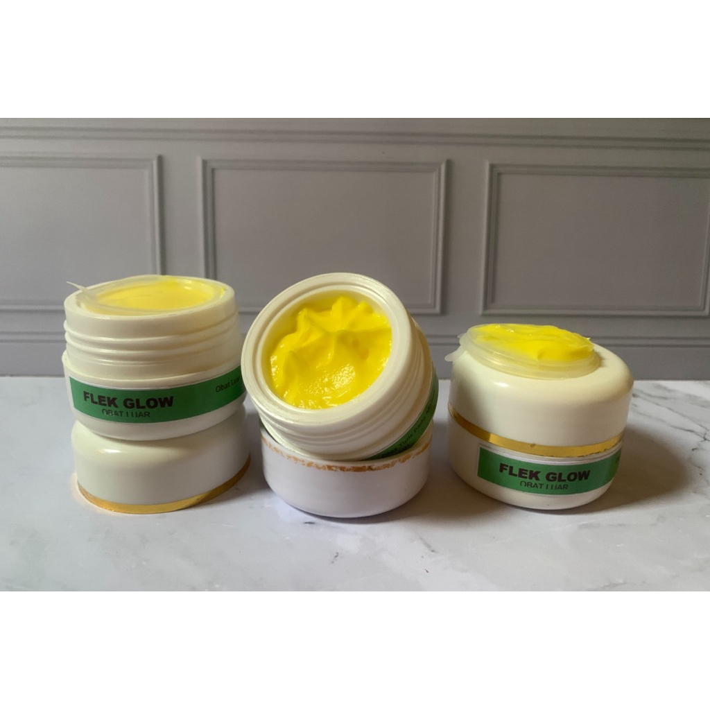 FLEK GLOW ORIGINAL AMAN 100% FLEK GLOW LEBEL HIJAU TUA CREAM MALAM FARMASI
