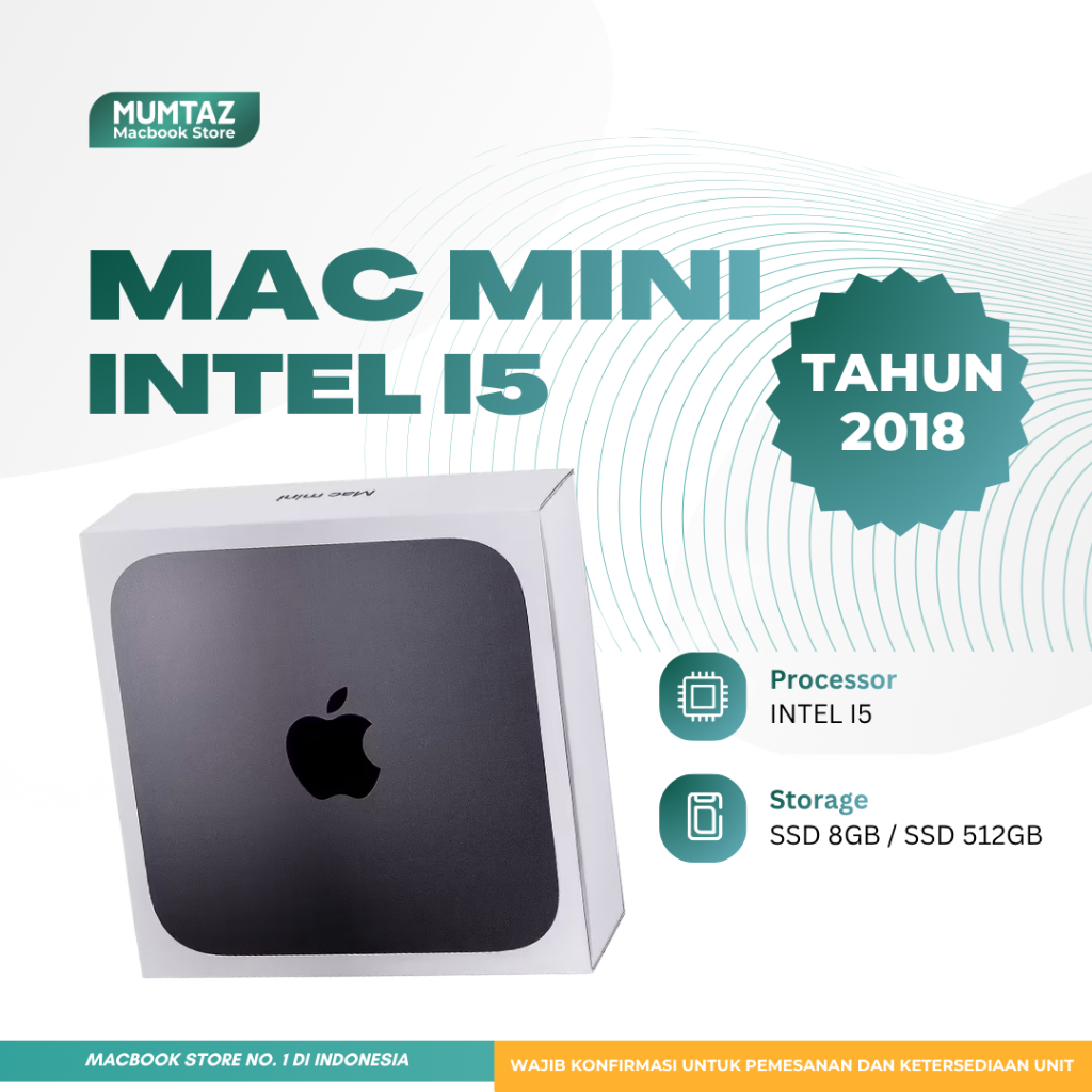 MAC MINI 2018 intel i5 8/512GB
