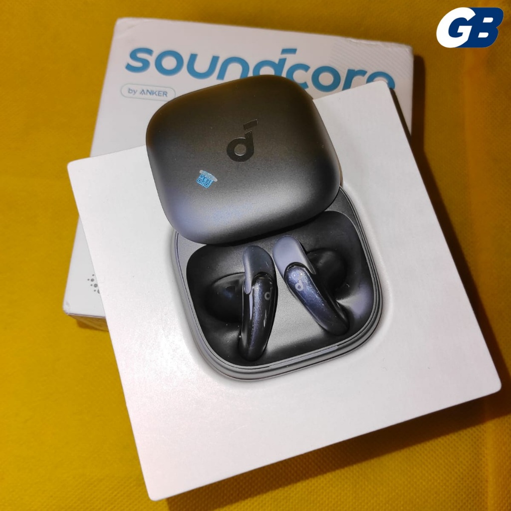 (BEKAS) Anker Soundcore D1200 Liberty Buds Hitam Black Semi In Ear ANC Bluetooth 6.1 Earphone Headse