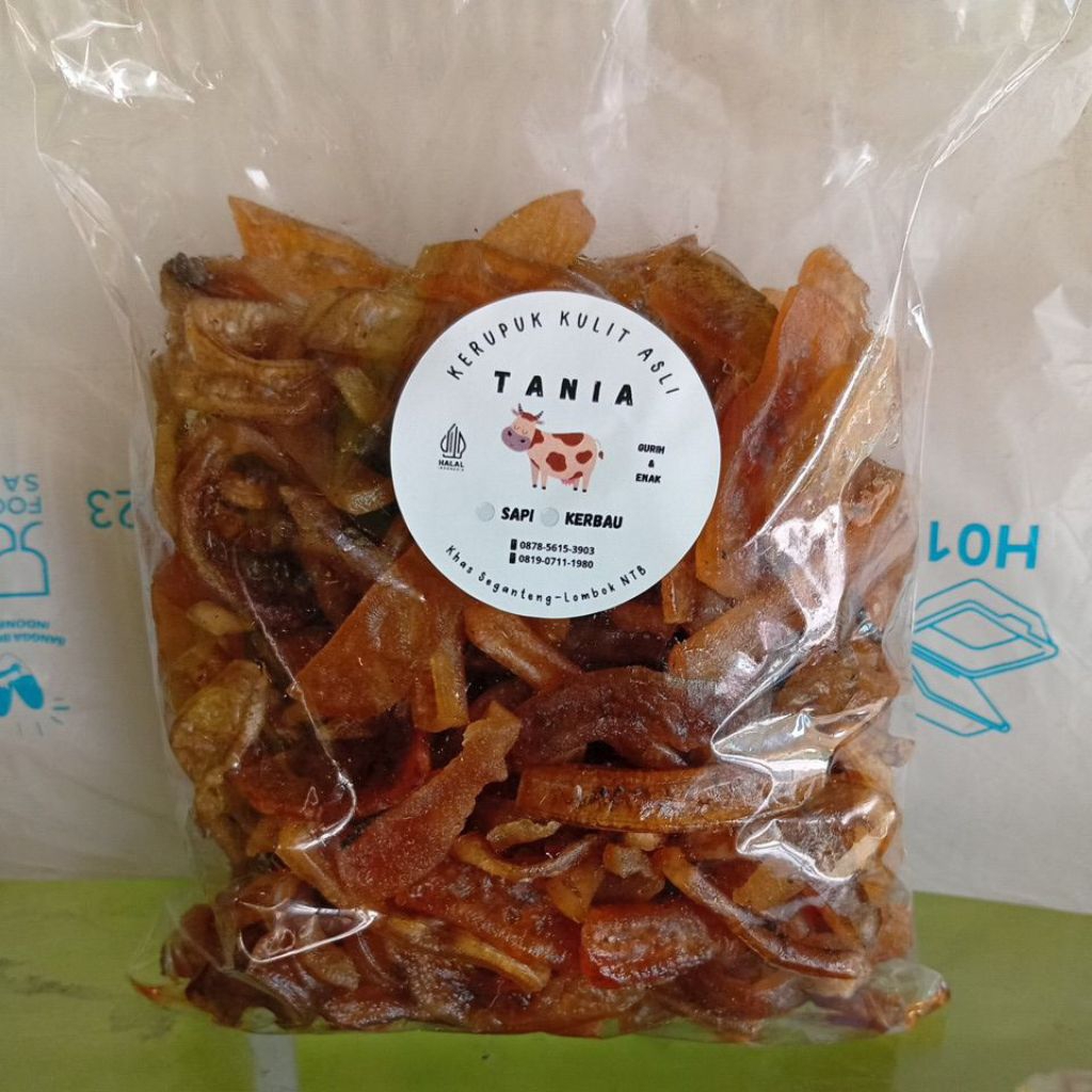Kerupuk Kulit Sapi Khas Lombok 200gr (original)