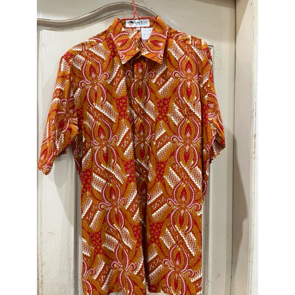 Batik Keris Pria lengan pendek