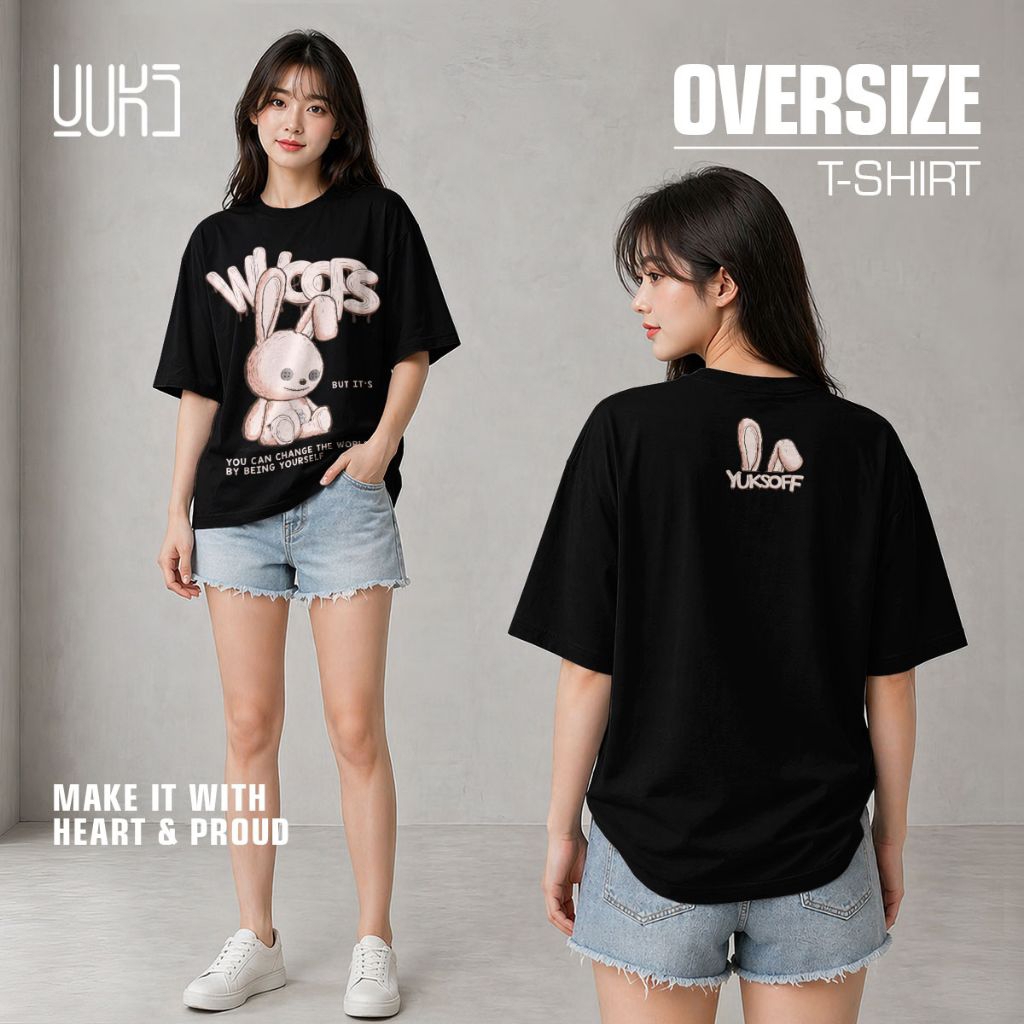 KAOS OVERSIZE PREMIUM TEBAL ADEM PRIA WANITA COTTON COMBED 24s TSHIRT BIG SIZE BAJU DISTRO ORIGINAL 