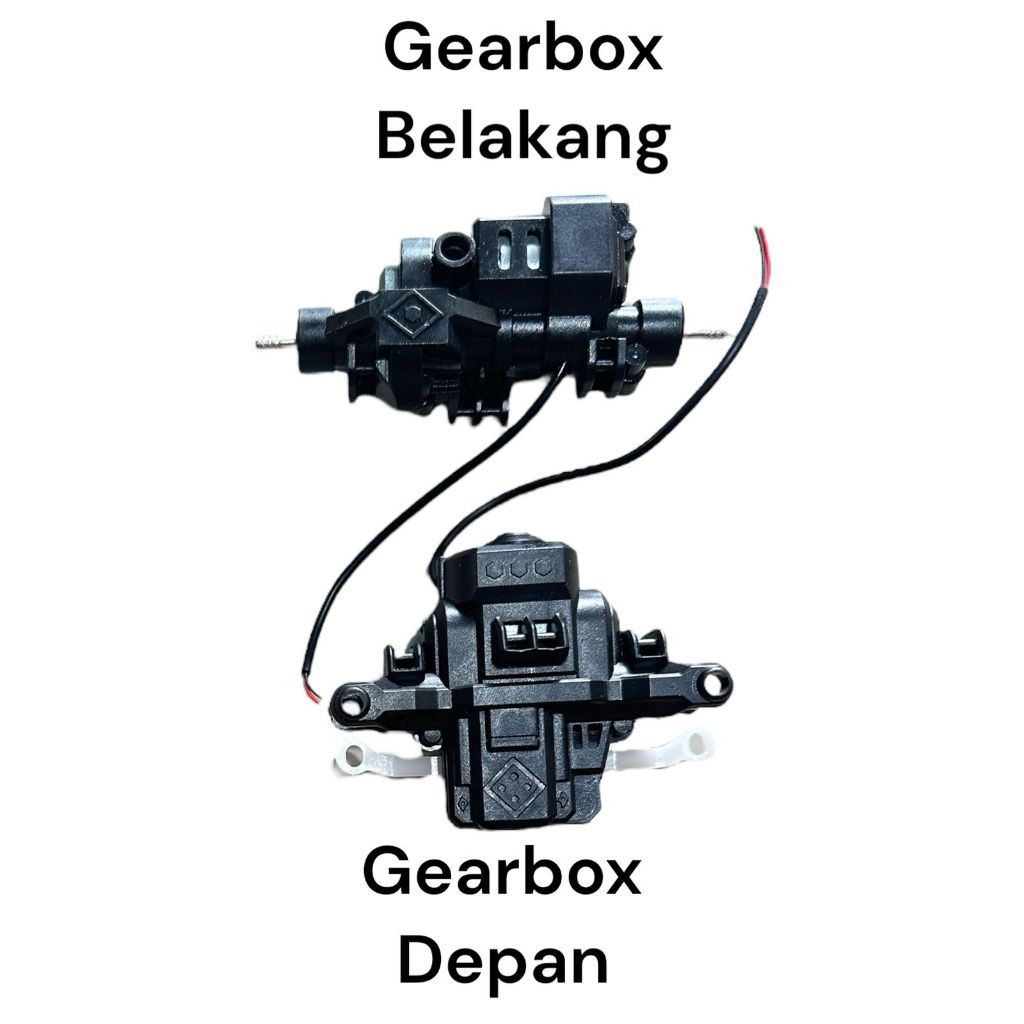 Gearbox Belakang RC - Kompatibel dengan Rock Crawler 1:20